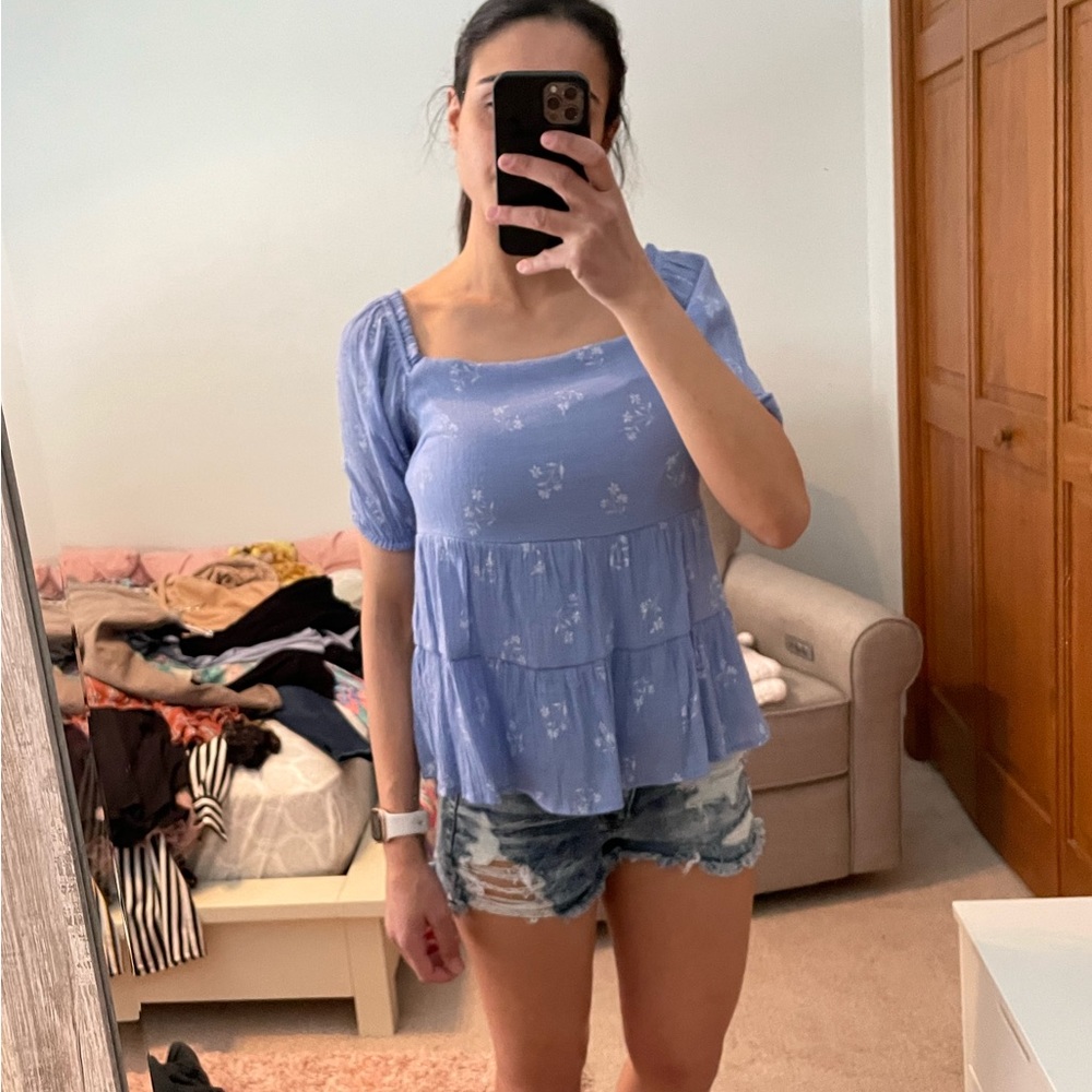 Jun & Ivy Babydoll Top